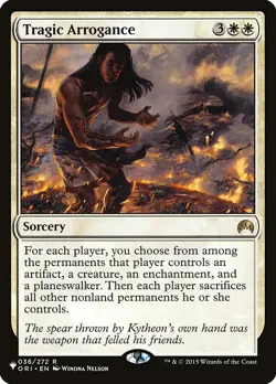 MTG Tragic Arrogance ** The List ** English (NM) - Image 1