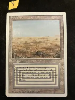 Magic The Gathering MTG Scrubland Revised Edition, Excellent Condition - Image 1