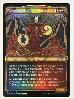 Lagomos, Hand of Hatred (Showcase) Dominaria United Foil MTG NM - Image 1