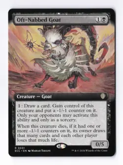 Oft-Nabbed Goat (Extended Art) 0031 (R) MTG Commander Lorwyn Eclipsed (ECC) - Image 1
