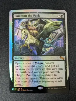 SUMMON THE PACK FOIL (Unfinity Foil Edition) MTG The List (Unstable) - Image 1