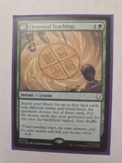Elemental Teachings - Avatar - NM - Rare - Instant Lesson - MTG - Image 1