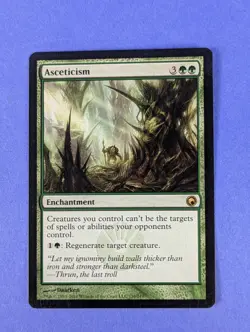 MTG Magic: Scars of Mirrodin: Asceticism #110/249 Rare - LP - Image 1