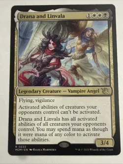 MTG Drana and Linvala - March of the Machine #222 - Image 1