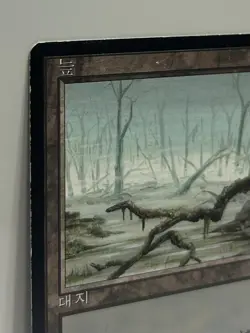 Magic MTG - Swamp - Limited FBB 4th Edition 1996 Land - LP - Image 3