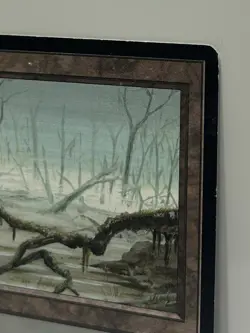 Magic MTG - Swamp - Limited FBB 4th Edition 1996 Land - LP - Image 4