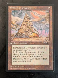Magic The Gathering TCG Phyrexian Devourer (LP), MTG Alliances 1996 English - Image 1