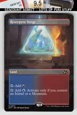 Aetherdrift #372 Riverpyre Verge (Borderless) - Image 1