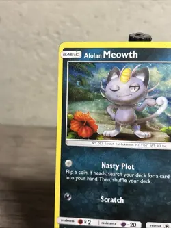 Alolan Meowth SM51 Sm Holo Black Star Promo-Pokemon TCG-Fast Shipping-MP!! - Image 2