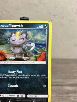 Alolan Meowth SM51 Sm Holo Black Star Promo-Pokemon TCG-Fast Shipping-MP!! - Image 3