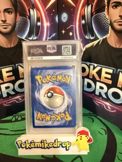 2003 Pokemon Skyridge Vaporeon Reverse Foil PSA 6 EX MT - Image 2