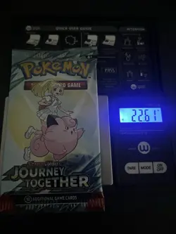 Heavy! Over 22.61 Gram Pokemon Journey Together Booster Pack Sealed - Image 1