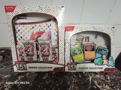 Pokemon Scarlet and Violet 151 Binder and Poster Collection (New Sealed) Lot 2 - Image 1
