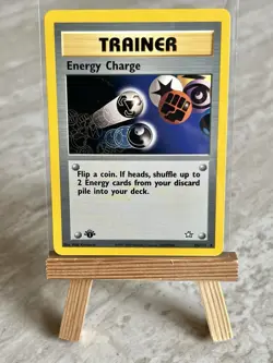 Pokemon TCG Energy Charge 85/111 1st Edition Neo Genesis (English) - NM - Image 1