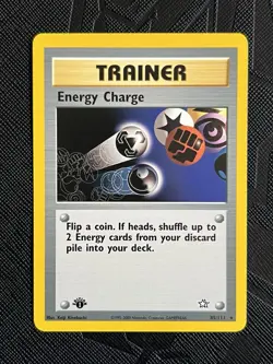 Pokemon TCG Energy Charge 85/111 1st Edition Neo Genesis (English) - NM - Image 3