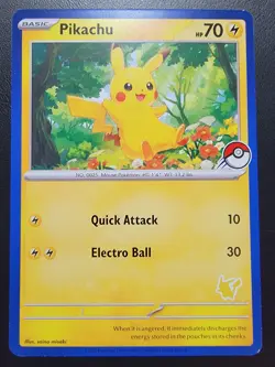 Pikachu (Blue Border) My First Battle Regular Pokemon Tcg - Image 1