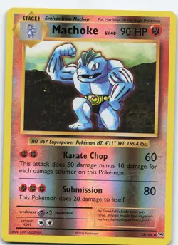 Machoke 58/108 Uncommon Reverse Holo XY - Evolutions NM/LP Pokemon - Image 1