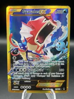 Pokemon TCG 2016 Pokemon XY Breakpoint #123/122 Gyarados EX Secret Rare - Image 1