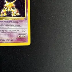 Pokemon TCG Alakazam Holo Base Set 2 LP/NM 1/130 Rare - Image 3