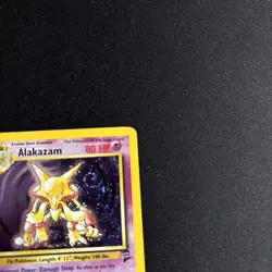 Pokemon TCG Alakazam Holo Base Set 2 LP/NM 1/130 Rare - Image 4