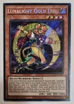 Lunalight Gold Leo DUAD-EN005 Secret Rare 1st Ed NM Yugioh duelists advance - Image 1