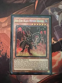 Yugioh! Red-Eyes Black Meteor Dragon - MP24-EN107 Prismatic Secret Rare 1st NM - Image 1