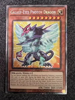Yugioh Galaxy-Eyes Photon Dragon BLMM-EN007 Starlight Rare 1st Edition NM - Image 1