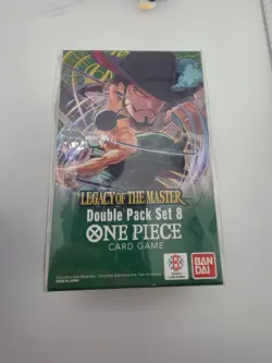 One Piece TCG Double Pack Set Vol.8 DP-08 OP12 Legacy of the Master Sealed - Image 1