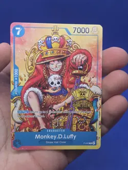 One Piece 2nd Anniversary Stamped Promo Monkey D Luffy P-043 NM - Image 2
