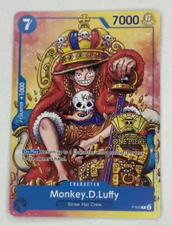 Monkey.D.Luffy (2nd Anniversary Stamped Promo) P-043 - One Piece TCG - English - Image 1
