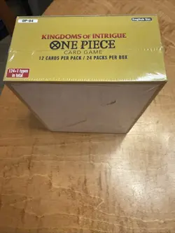 One Piece TCG - BOOSTER BOX - Kingdoms Of Intrigue - English - New Sealed OP04 - Image 2