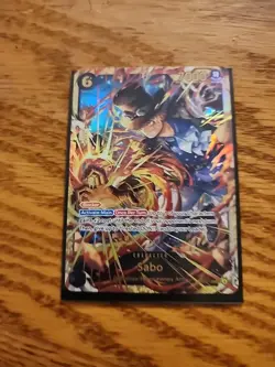 Sabo (120) OP13-120 Carrying On His Will Foil - Image 1