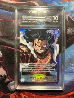 Monkey.D.Luffy OP11-040 Leader Alternate Art TAG 10 A Fist of Divine Speed 2025 - Image 1