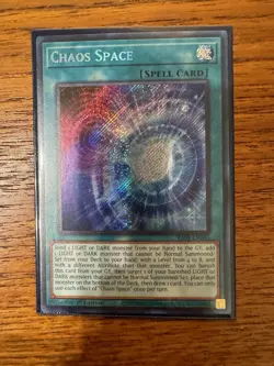 Chaos Space - RA01-EN065 - Secret Rare 1st Edition - NM Card English - Image 1