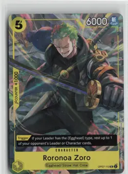 Roronoa Zoro Illustration Box Vol.3 OP07-113 One Piece Promotion Cards UC NM Eng - Image 1