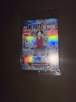 IN HAND MINT CONDITION UNOPENED One Piece College Basketball US VOYAGE card - Image 1