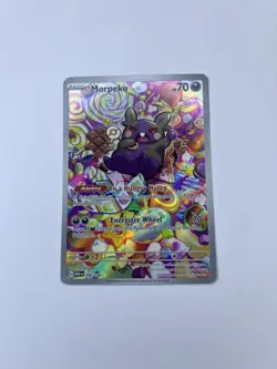 Pokemon TCG Morpeko Paradox Rift Holo Card 206/182 Near Mint Condition - Image 2