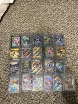 Pokemon TCG 21 Card Lot of Full Arts Various Sets NM English - Image 1