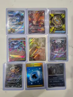 Pokemon Lot Of 100 Cards-Full Arts, Ex’s, Sir’s, Pokeballs, Holos, & More - Image 3