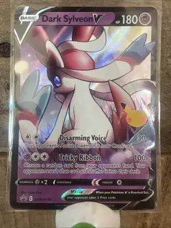 Dark Sylveon V SWSH134 SWSH: Sword & Shield Promo Cards Holo - Image 1