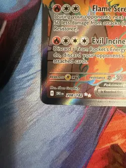 Team Rocket's Moltres ex - (Destined Rivals Stamp) 208/182 Miscellaneous Card NM - Image 5