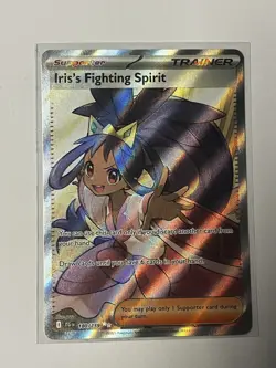 Pokemon Journey Together Iris's Fighting Spirit Ultra Rare Full Art Card 180/159 - Image 1