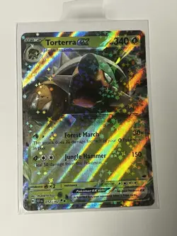 Pokemon TCG Torterra EX Double Rare Holo Card 012/162 Temporal Forces - Image 1