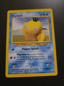 Pokemon TCG Card 2001 Neo Destiny Psyduck 79/105 - Image 1