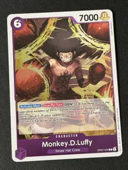 Monkey D. Luffy OP07-073 R 500 Years in the Future ONE PIECE Card Game English - Image 1
