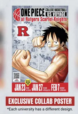 One Piece Monkey.D.Luffy Rutgers SEALED IN-HAND Card+Shirt+Poster - Image 5