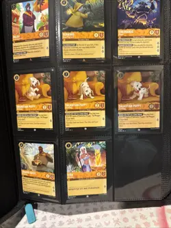 Disney Lorcana Into The Inklands Card Set Plus Vault X Binder - Image 1