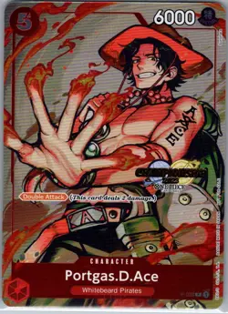 Portgas.D.Ace (CS 2023 Event Pack) P-028 English - One Piece Card - NM - Image 1