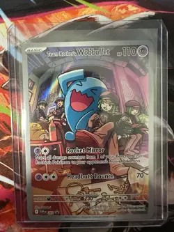Team Rocket's Wobbuffet 203 Sv: Scarlet & Violet Promo Cards Holo - Image 1