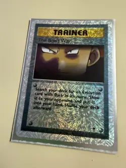Pokemon Card: The Boss's Way Legendary Reverse Holographic, 2002 - Image 1